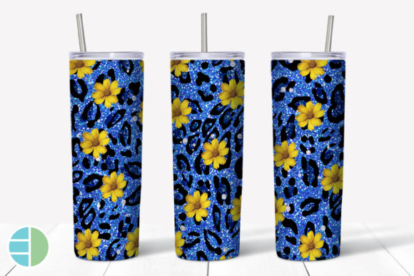Download Skinny Tumbler Sublimation Yellow Flower - Premium Resources