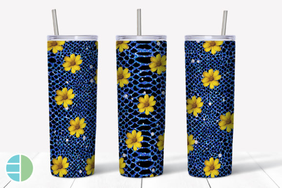 Download Skinny Tumbler Sublimation Yellow Flower - Premium Resources