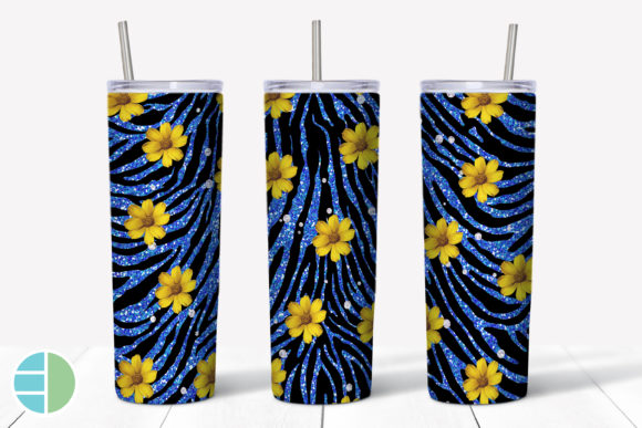 Download Skinny Tumbler Sublimation Yellow Flower - Premium Resources